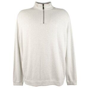 Tommy Bahama Men's 3XB Flipshore Half Zip Lychee Reversible Sweater Sweatshirt